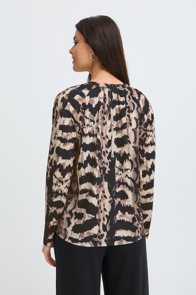 Fransa Seen Long Sleeve Top - RUTHERFORD & Co