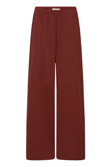 Fransa Aurora Trousers Rum With White Contrast