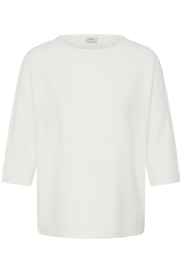 Fransa Jalira Long Sleeve Top Whisper White