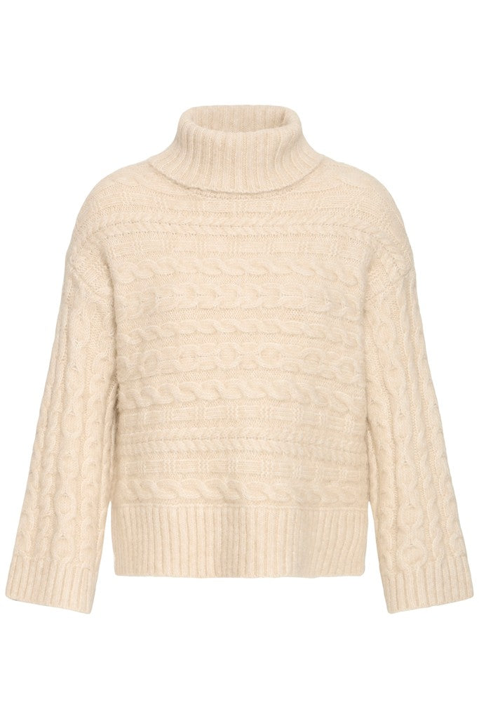 Fransa Sasha Pullover Oatmeal Melange