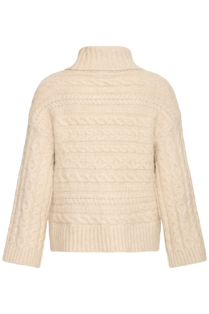 Fransa Sasha Pullover Oatmeal Melange
