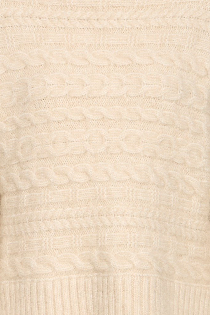 Fransa Sasha Pullover Oatmeal Melange
