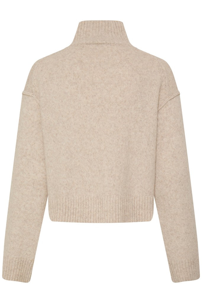 Fransa Gigi Pullover Oatmeal Melange