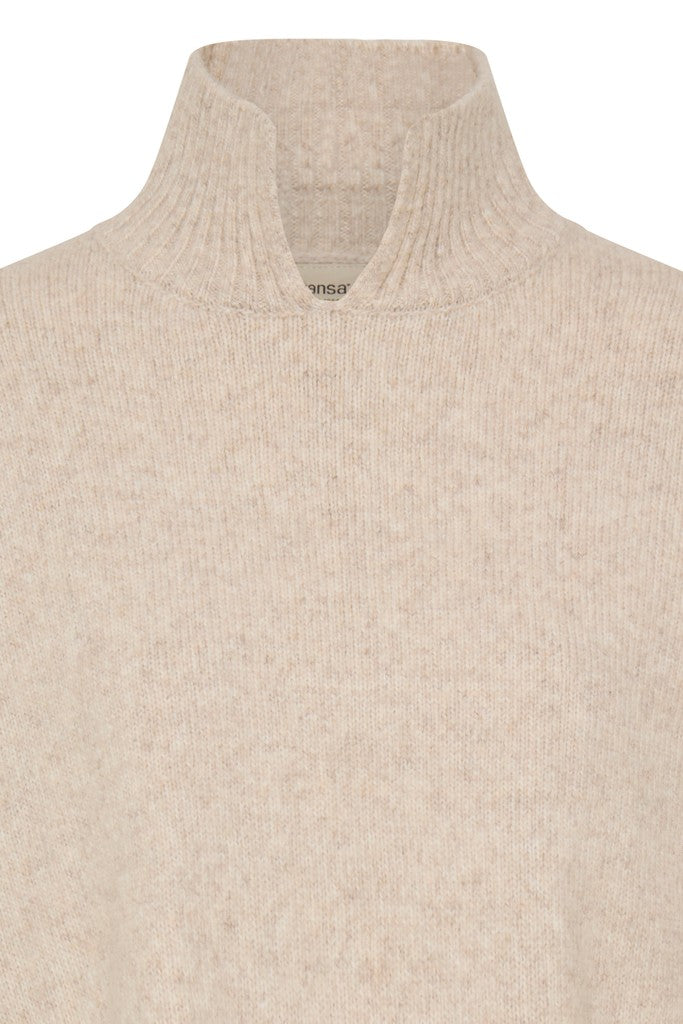 Fransa Gigi Pullover Oatmeal Melange