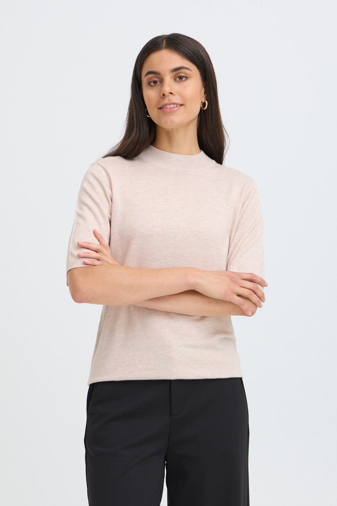 Fransa Mary Jumper Oatmeal Melange