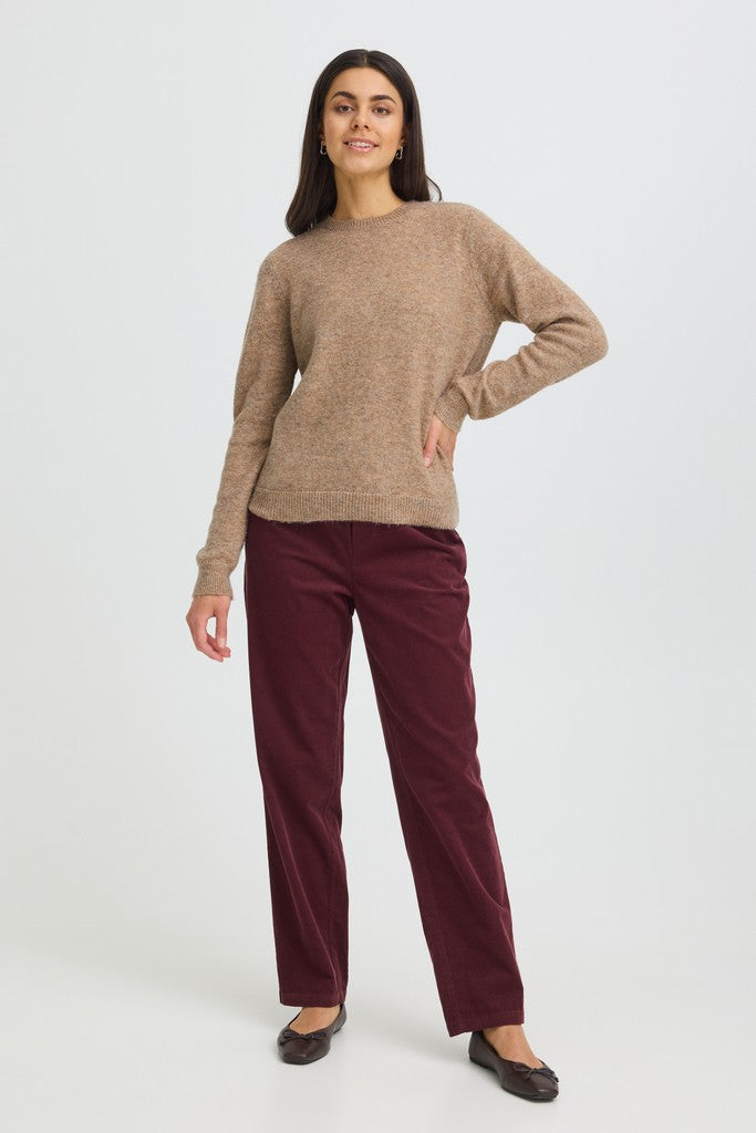 Fransa Fia Jumper Driftwood Melange