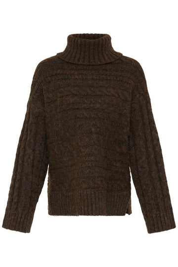 Fransa Sasha Pullover Hot Fudge Melange