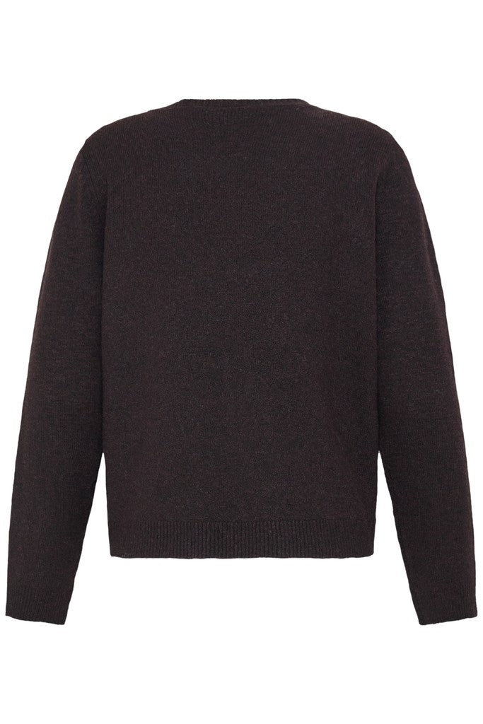 Fransa Fia Jumper HOT FUDGE MELANGE