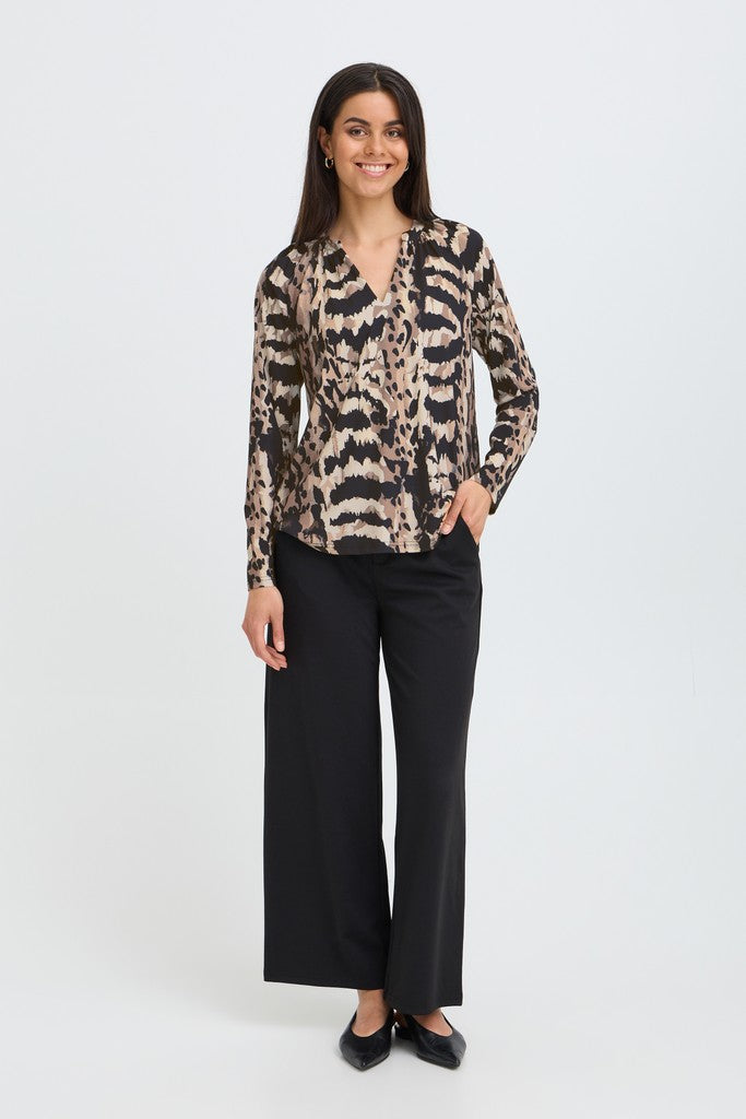 Fransa Seen Long Sleeve Top