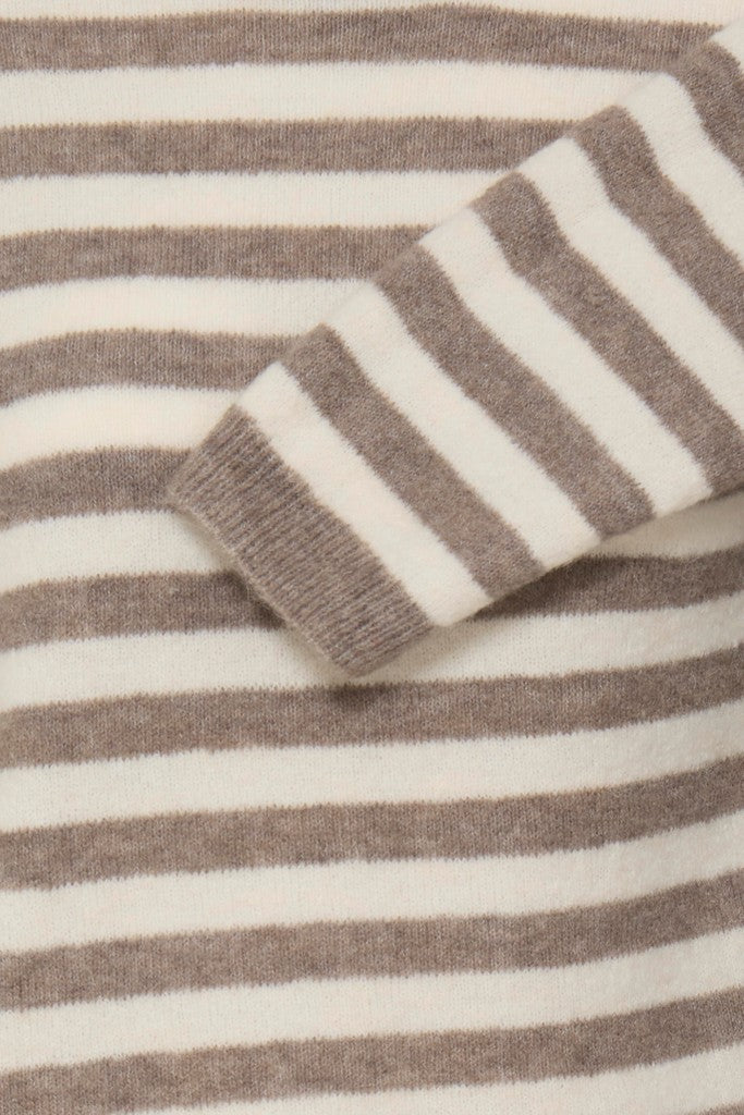 Fransa Idaa Pullover Driftwood Stripe