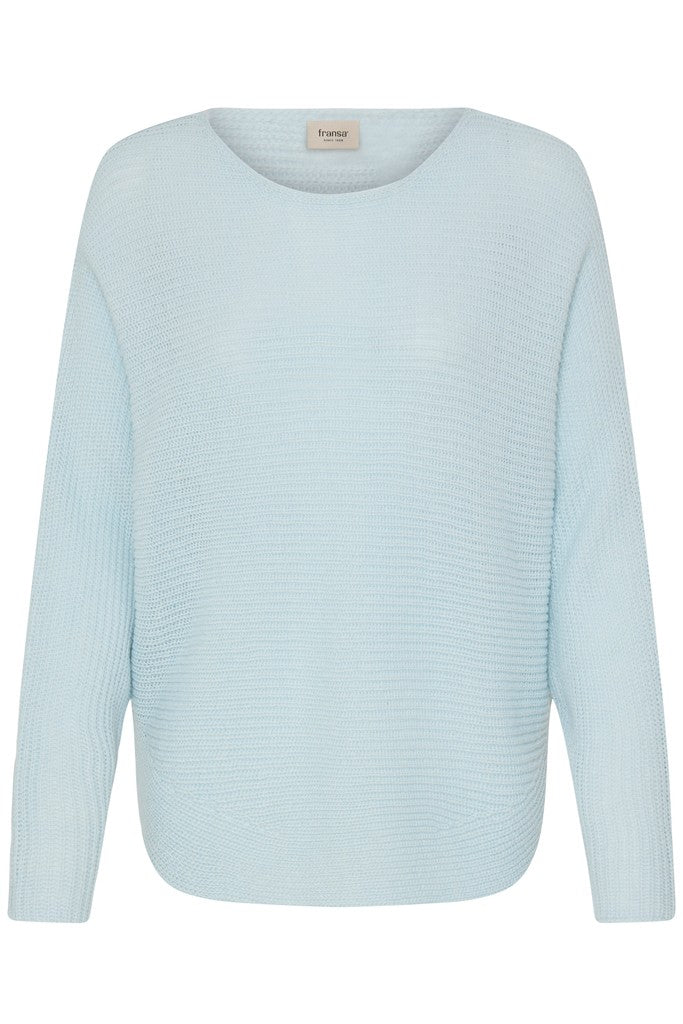 Fransa Eretta Pullover Ice Water Melange