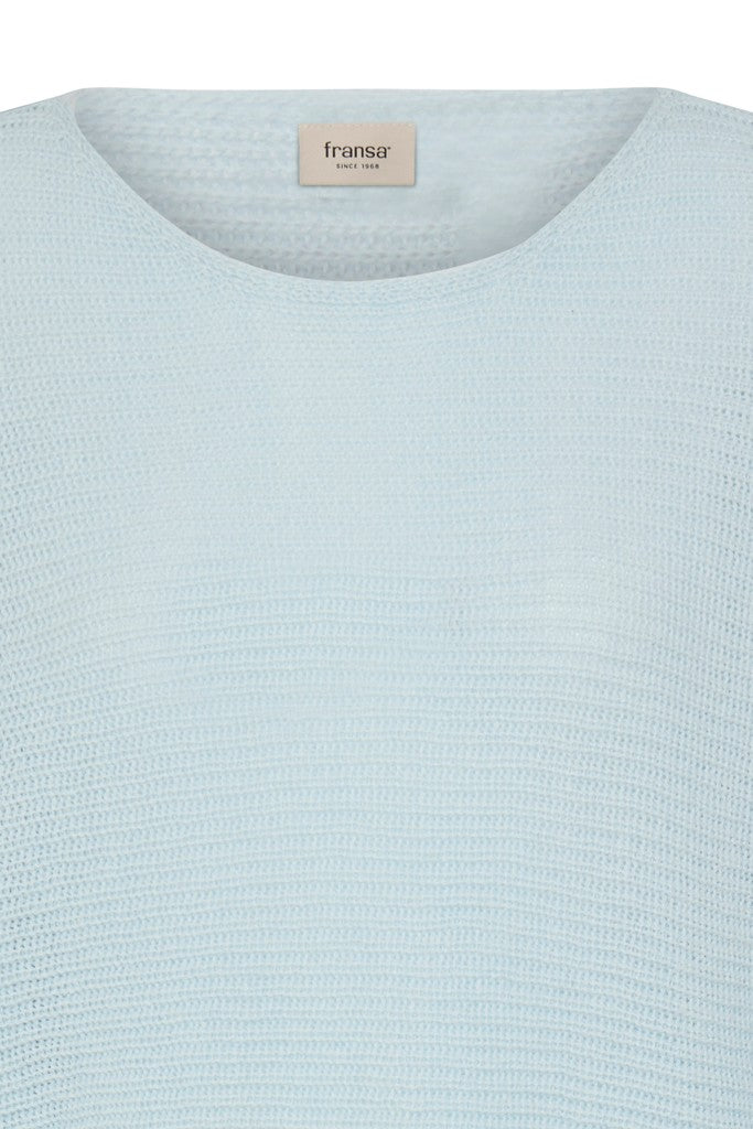 Fransa Eretta Pullover Ice Water Melange