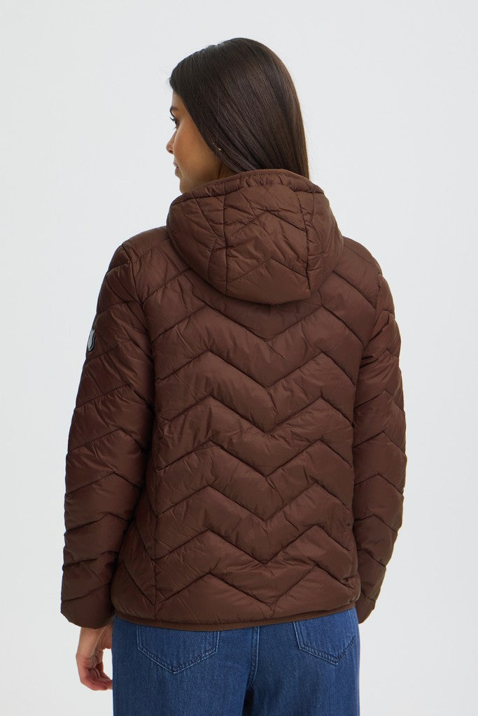 Fransa Bapadding Jacket Hot Fudge