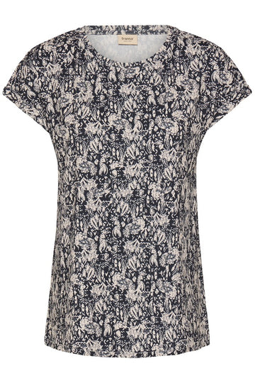 Fransa Seen T-Shirt Floral Paisley Salute