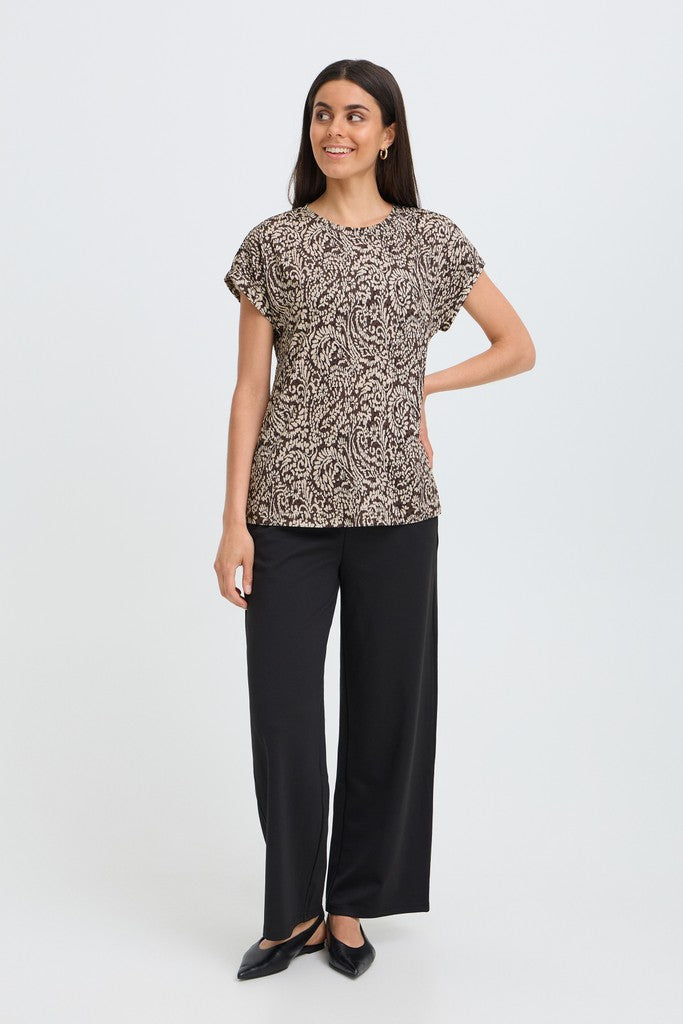 Fransa Seen Long Sleeve Top