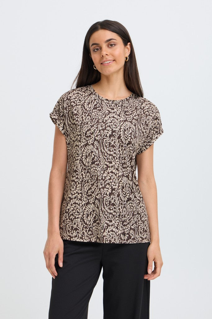 Fransa Seen Long Sleeve Top