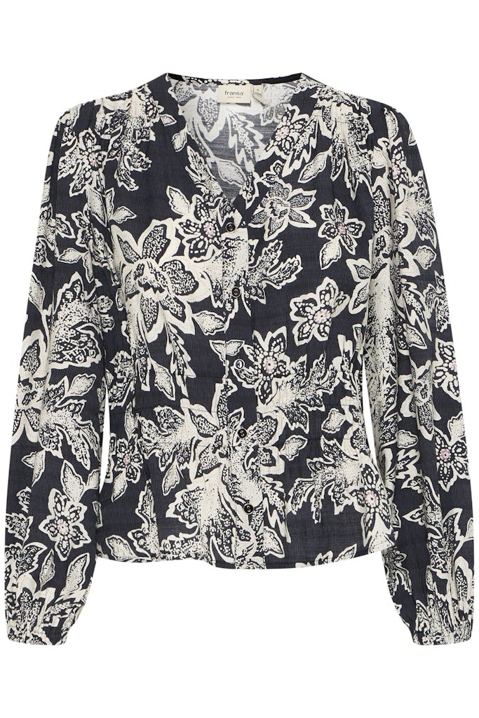 FRARIANA SH 4 black aop so25 01a - RUTHERFORD & Co