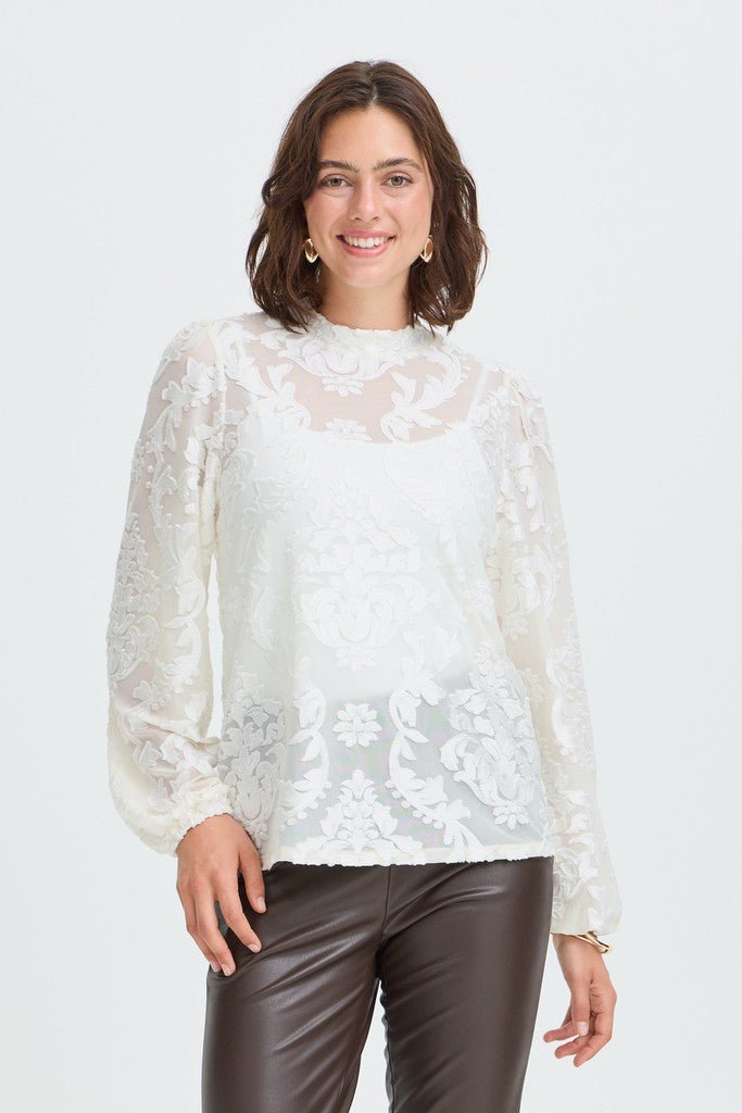 FRARLOWE TEE 1 T-shirt - Whisper White - RUTHERFORD & Co
