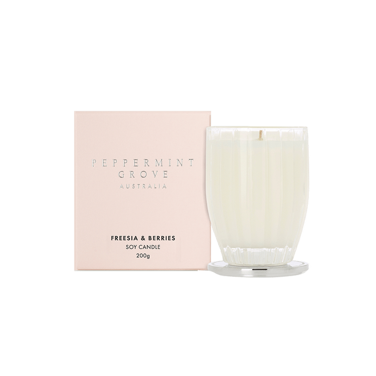 Freesia & Berries Soy Candle - RUTHERFORD & Co