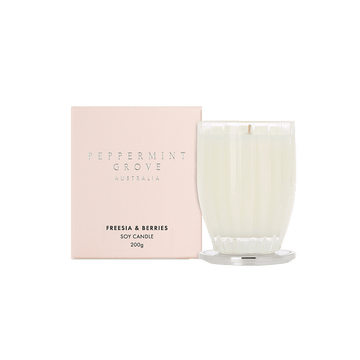 Freesia & Berries Soy Candle - RUTHERFORD & Co