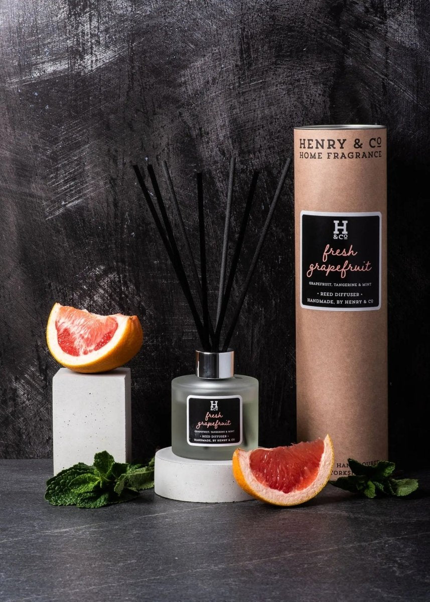 FRESH GRAPEFRUIT REED DIFFUSER - 100ML - RUTHERFORD & Co