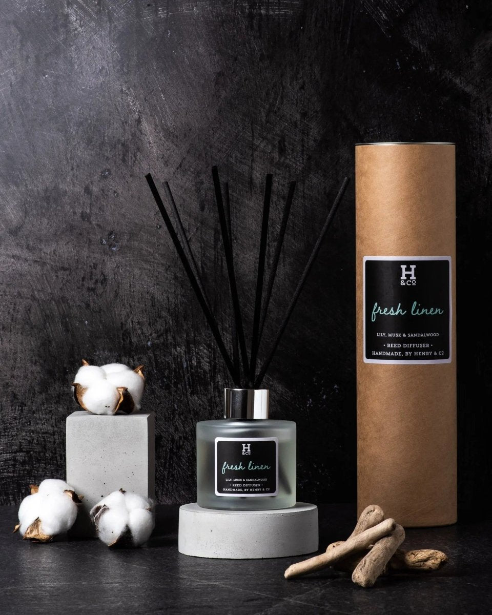 FRESH LINEN REED DIFFUSER - 100ML - RUTHERFORD & Co