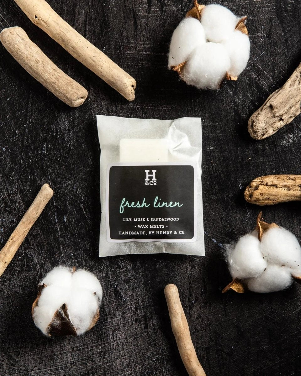 FRESH LINEN WAX MELTS - 2 PACK - RUTHERFORD & Co
