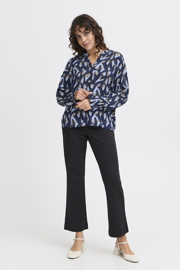 FRFLOWY BL 3 navy blazeraop so25 01h - RUTHERFORD & Co