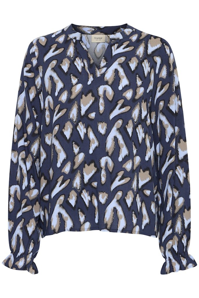 FRFLOWY BL 3 navy blazeraop so25 01h - RUTHERFORD & Co