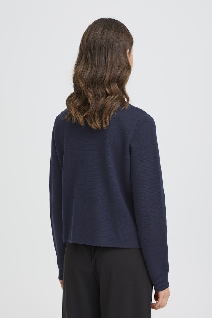 FRITA CAR 1 navy blazer - RUTHERFORD & Co