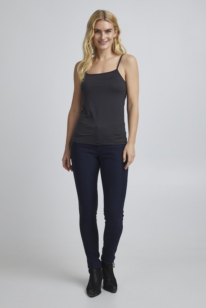 FRKRASK 1 TOP (noos) black - RUTHERFORD & Co