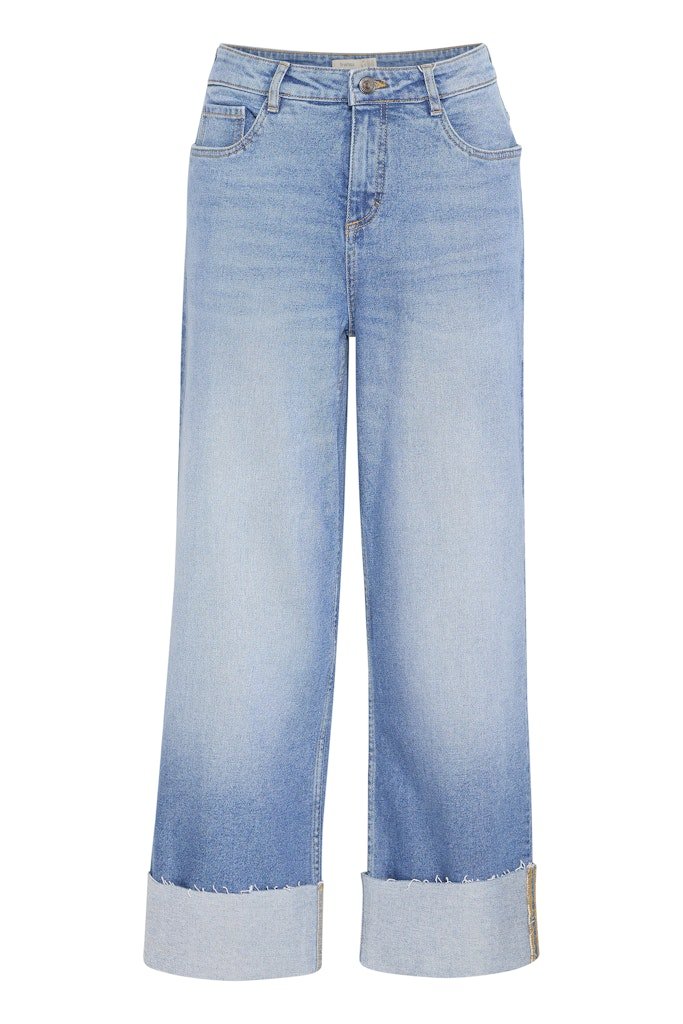 FRLORELEI HANNA JE 1 mid blue denim - RUTHERFORD & Co