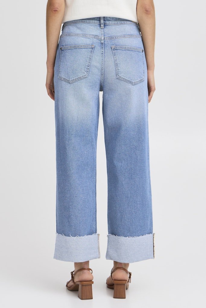 FRLORELEI HANNA JE 1 mid blue denim - RUTHERFORD & Co