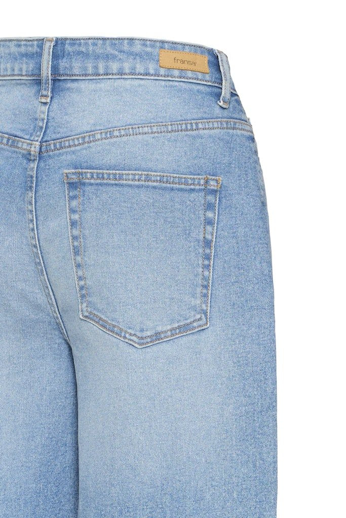 FRLORELEI JE 3 mid blue denim - RUTHERFORD & Co