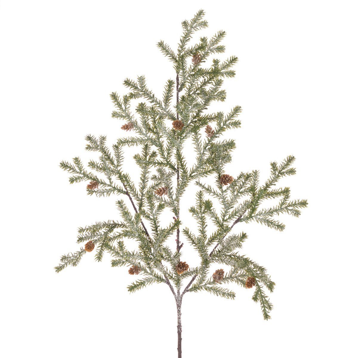 Frosted Faux Teardrop Pine Stem - RUTHERFORD & Co
