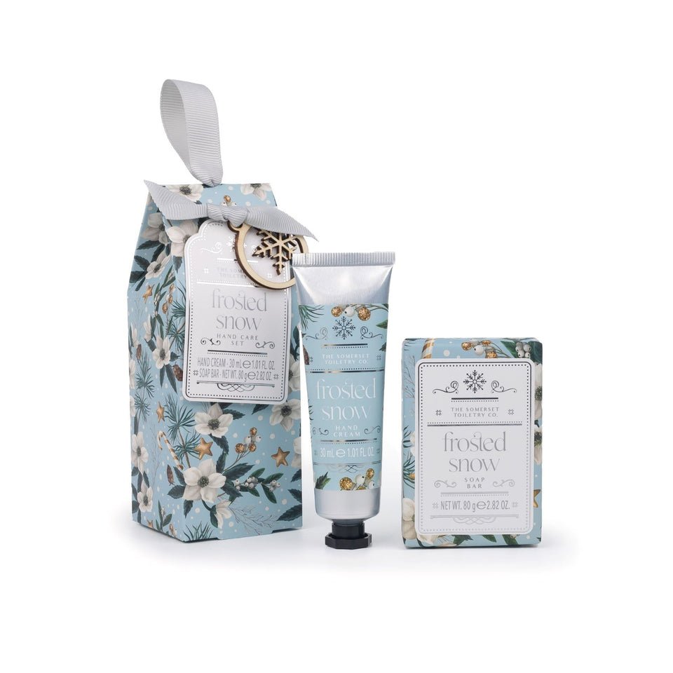 Frosted Snow Christmas Mini Hand Care Set - RUTHERFORD & Co