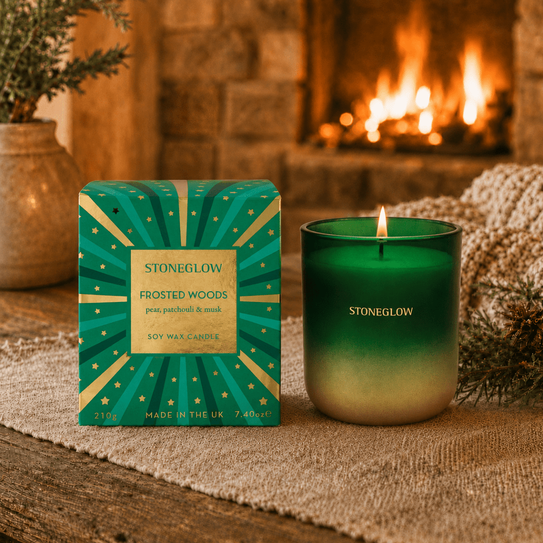 Frosted Woods Candle 210g - RUTHERFORD & Co