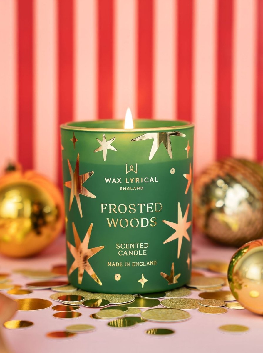 Frosted Woods Medium Candle - RUTHERFORD & Co
