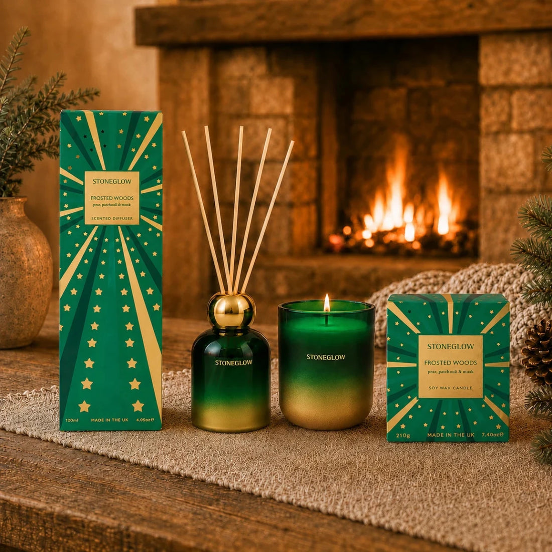 Frosted Woods Reed Diffuser 120ml - RUTHERFORD & Co