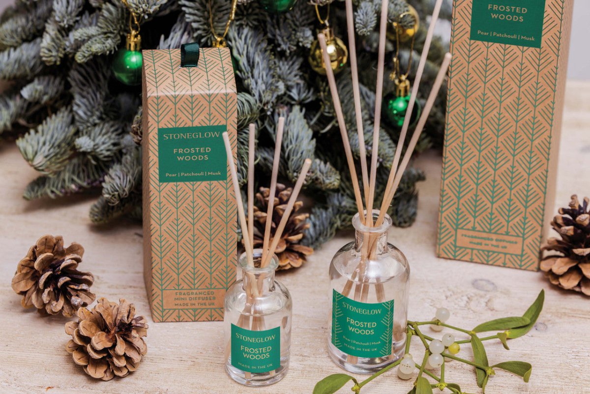 Frost Reed Diffuser Frosted Woods - Scented Reed Diffuser 100ml – RUTHERFORD & Co