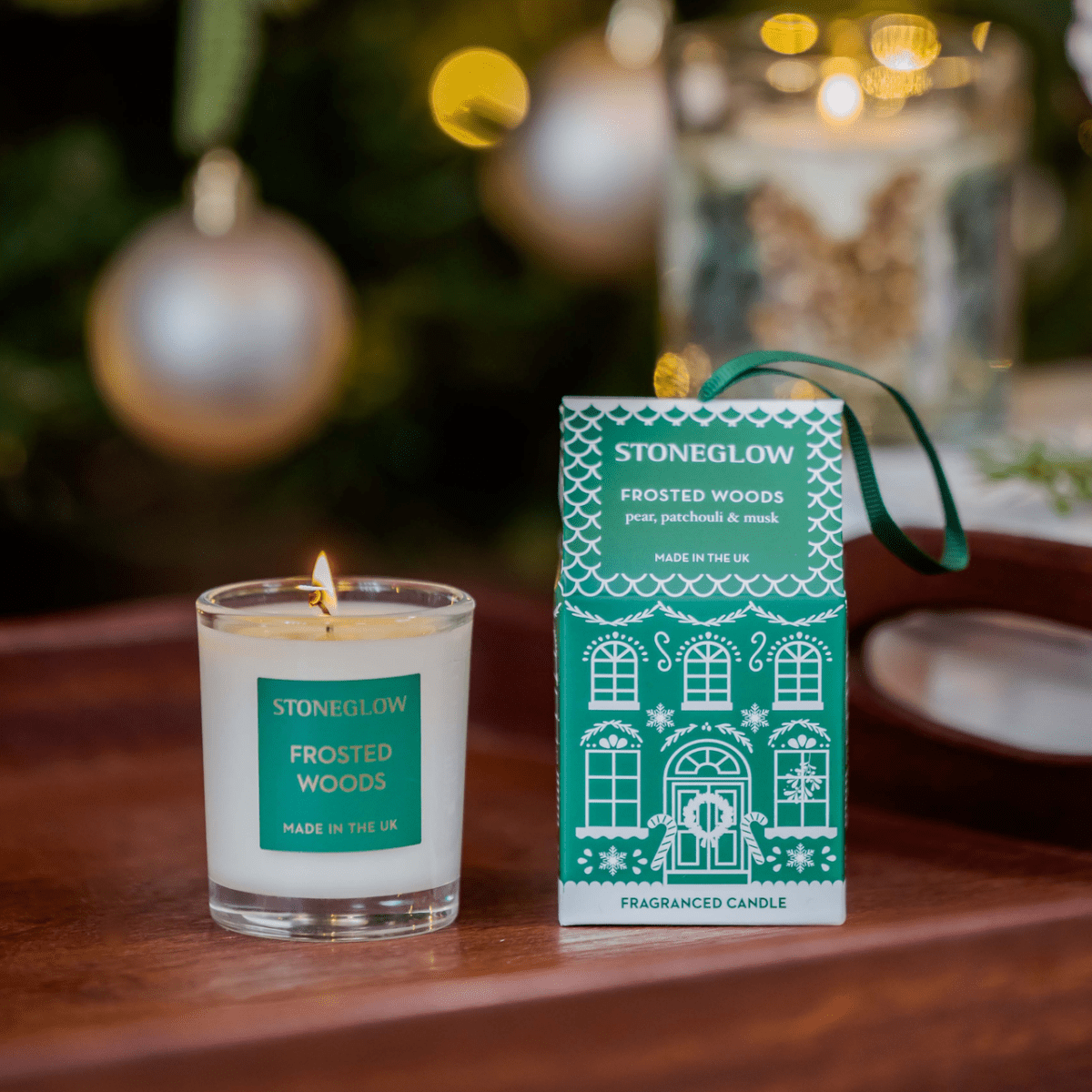 Frosted Woods Votive Candle - RUTHERFORD & Co