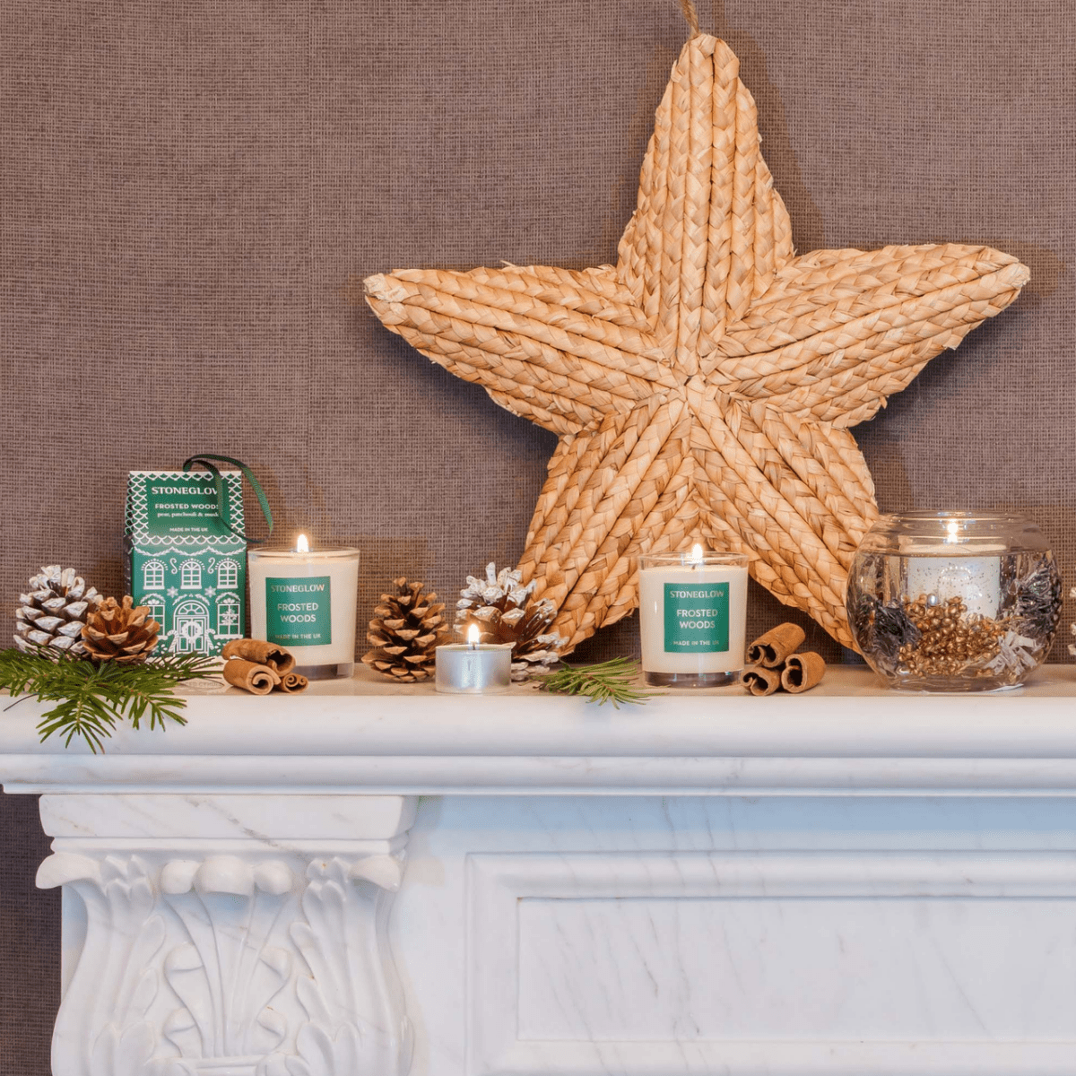 Frosted Woods Votive Candle - RUTHERFORD & Co