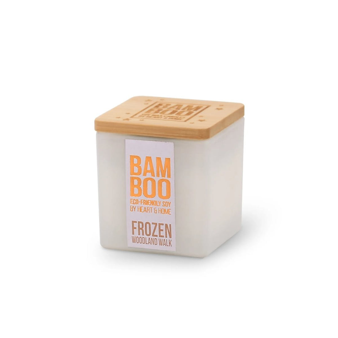 Frozen Woodland Walk Bamboo Small Candle - RUTHERFORD & Co