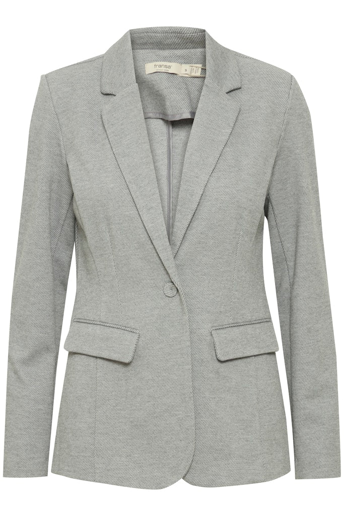 FRRY BLA 1 light grey melange - RUTHERFORD & Co