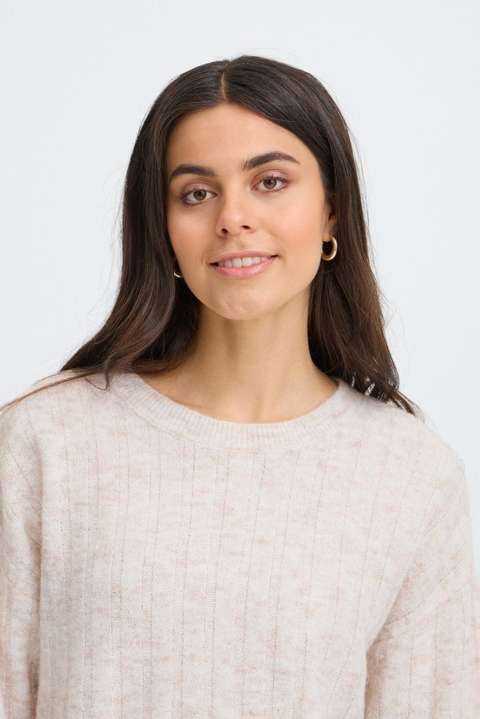 FRSANNY PU 9 Jumper - Oatmeal Melange - RUTHERFORD & Co