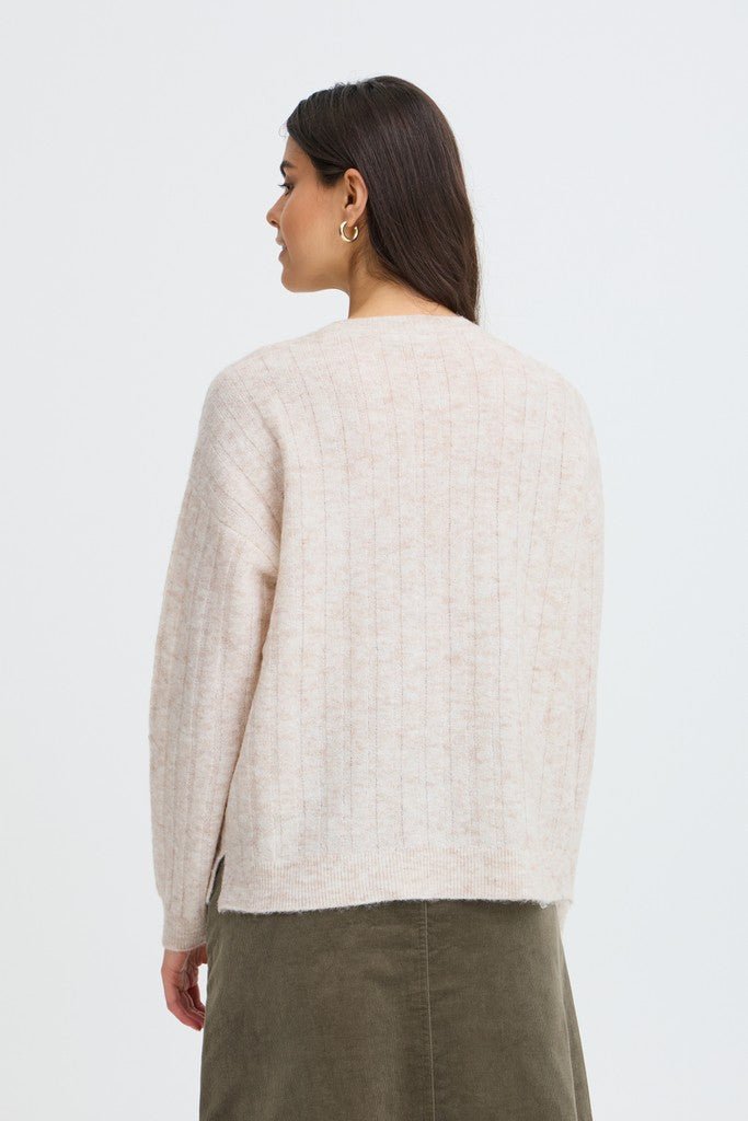 FRSANNY PU 9 Jumper - Oatmeal Melange - RUTHERFORD & Co