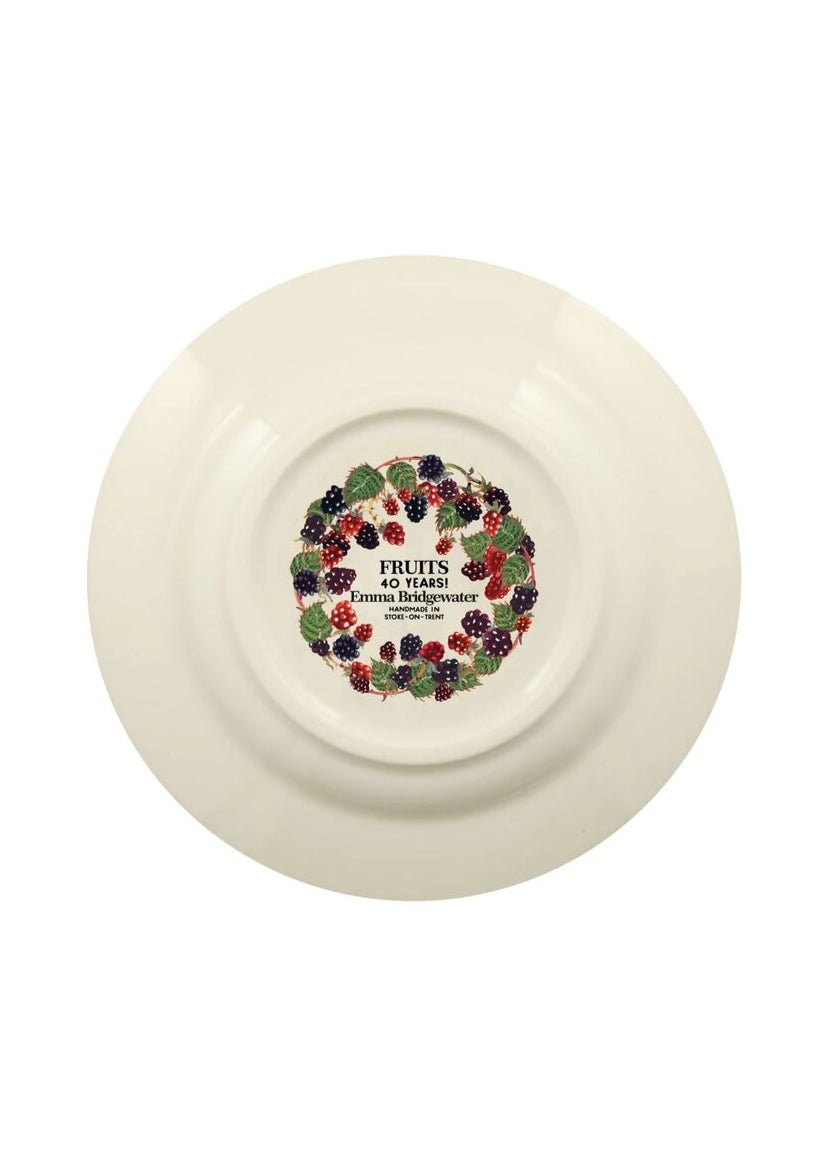 Fruits Blackberry 6 1/2" Plate - RUTHERFORD & Co