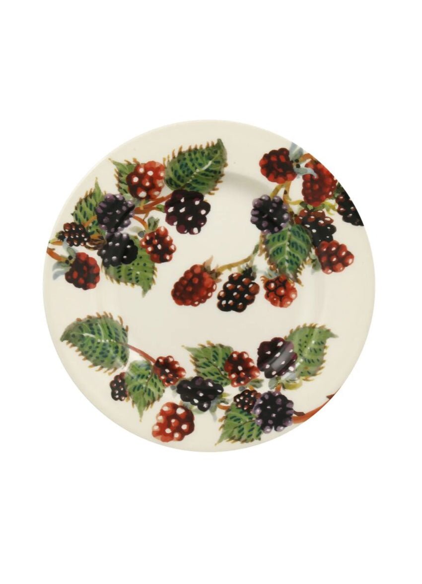 Fruits Blackberry 6 1/2" Plate - RUTHERFORD & Co