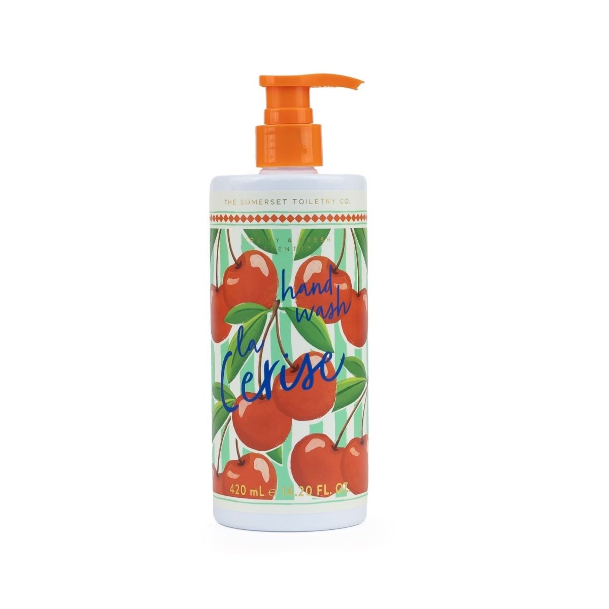 Fruity Stripes La Cerise Hand Wash 420ml - RUTHERFORD & Co