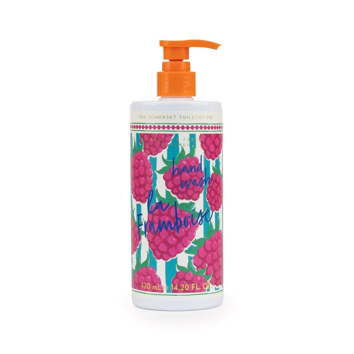 Fruity Stripes La Framboise Hand Wash 420ml - RUTHERFORD & Co